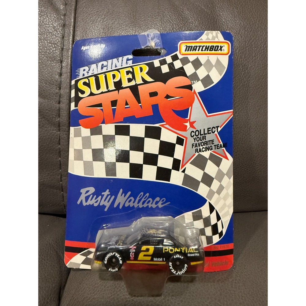 Matchbox Racing Super Stars Rusty Wallace 2 Pontiac Grand Prix 1992 Diecast Car